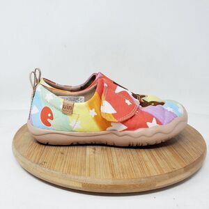 UIN Shoes Kids 12 Toledo Bears Colorful Rainbow Teddy Bear Play Washable Sneaker